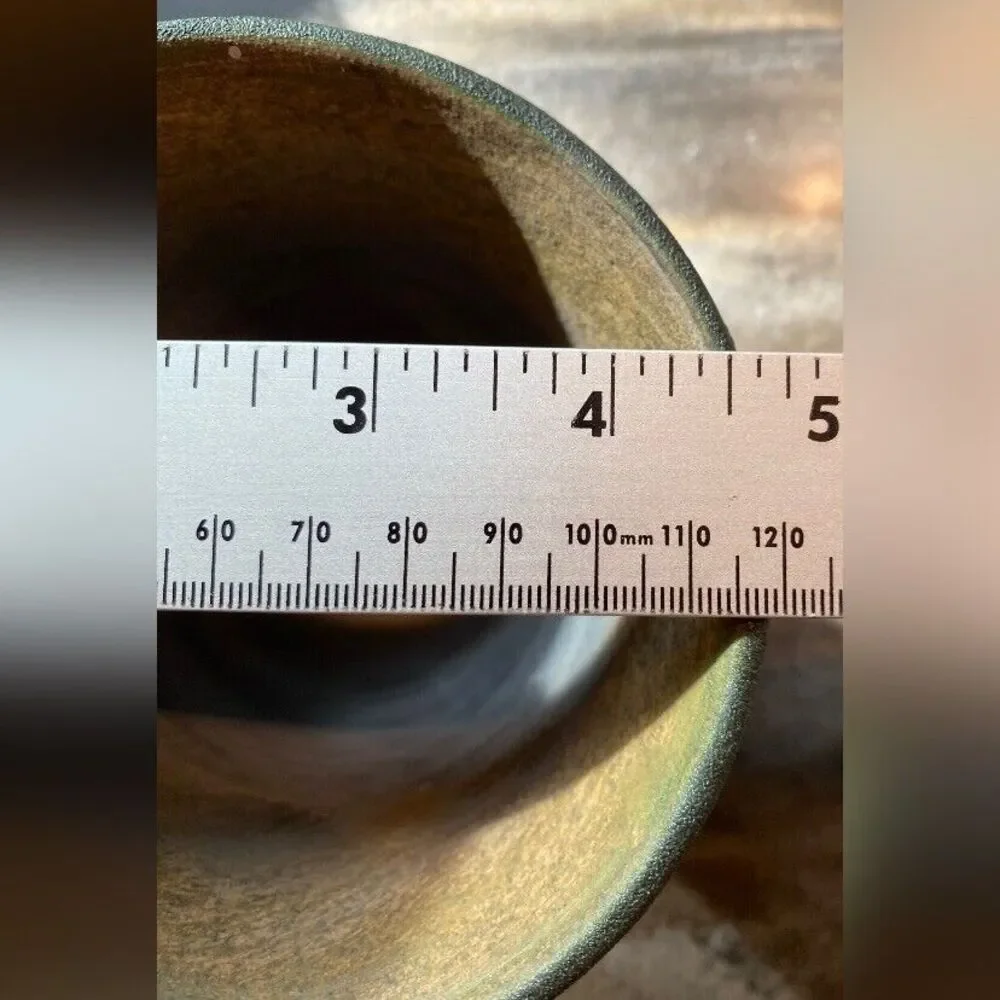 Handmade Vase Iridescent 6 X 4.5”